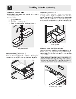 Preview for 11 page of Gibson 240435506 (0408) Use And Care Manual