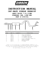 Gibson 315555L Instruction Manual preview