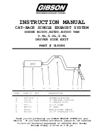 Gibson 316584 Instruction Manual предпросмотр