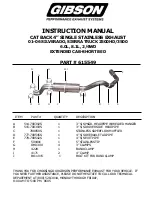 Gibson 615549 Instruction Manual preview