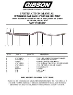 Gibson 615567 Instruction Manual предпросмотр