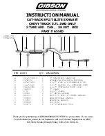 Gibson 65500 Instruction Manual preview