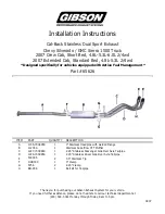 Preview for 1 page of Gibson 65626 Installation Instructions