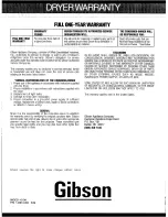 Preview for 16 page of Gibson DE27S6-V Owner'S Manual