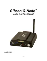 Gibson G-Node Manual предпросмотр