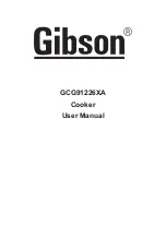 Gibson GCG91226XA User Manual preview