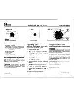 Gibson GDE546RE Operating Instructions предпросмотр