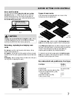 Предварительный просмотр 7 страницы Gibson GEF3015KWA Use & Care Manual