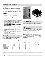 Предварительный просмотр 14 страницы Gibson GEF3015KWA Use & Care Manual