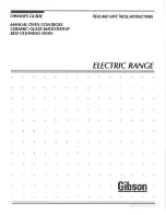 Gibson GEF357CBSB Owner'S Manual preview