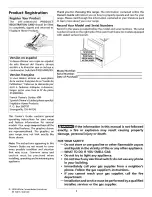 Предварительный просмотр 2 страницы Gibson GGF354CHSD Owner'S Manual