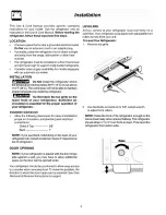 Preview for 4 page of Gibson GRT15B3BW1 Use & Care Manual