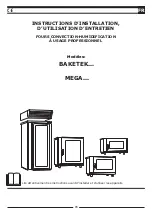 Предварительный просмотр 65 страницы GIERRE BAKETEK 0564E Series Instructions For Installation, Use And Maintenance Manual