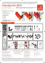 Preview for 2 page of GIERRE Fast&Lock 200 Quick Start Manual