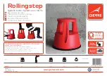 Preview for 1 page of GIERRE Rollingstep B0020 Instructions