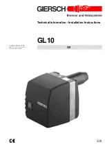 Giersch GL10 Series Technical Information Installation Instructions preview