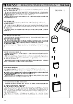 Preview for 14 page of GIESSE 01160 Fitting Instructions Manual