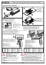 Предварительный просмотр 14 страницы GIESSE VARIA 230V UNI Instructions Manual