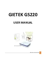 GIETEK GS220 User Manual preview