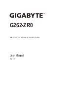 GIGA-BYTE TECHNOLOGY G262-ZR0 User Manual preview