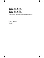 GIGA-BYTE TECHNOLOGY GA-6LXSG User Manual предпросмотр