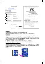 Предварительный просмотр 2 страницы GIGA-BYTE TECHNOLOGY GA-F2A55M-S1 User Manual