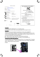 Предварительный просмотр 2 страницы GIGA-BYTE TECHNOLOGY GA-F2A58M-DS2H User Manual