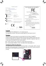 Предварительный просмотр 2 страницы GIGA-BYTE TECHNOLOGY GA-H110M-WW User Manual