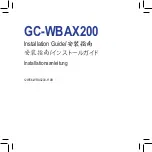 GIGA-BYTE TECHNOLOGY GC-WBAX200 Installation Manual preview