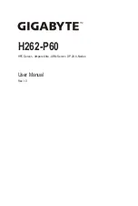 GIGA-BYTE TECHNOLOGY H262-P60 User Manual preview