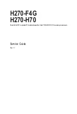 GIGA-BYTE TECHNOLOGY H270-F4G Service Manual предпросмотр