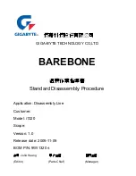 Preview for 1 page of GIGA-BYTE TECHNOLOGY i1320 Disassembly Instruction