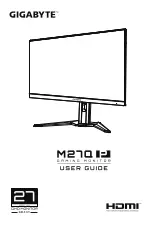 Preview for 1 page of GIGA-BYTE TECHNOLOGY M27Q P User Manual