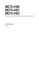 GIGA-BYTE TECHNOLOGY MD70-HB User Manual preview