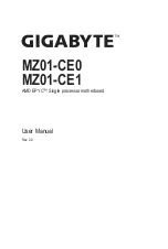 GIGA-BYTE TECHNOLOGY MZ01-CE0 User Manual предпросмотр