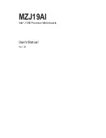 GIGA-BYTE TECHNOLOGY MZJ19AI User Manual предпросмотр