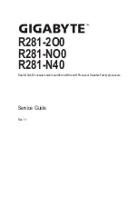 GIGA-BYTE TECHNOLOGY R281-2O0 Service Manual preview