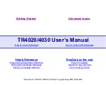 GIGA-TMS TR4020 User Manual preview