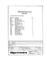 Предварительный просмотр 3 страницы Giga-tronics 8003 Operation Manual