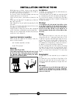 Preview for 12 page of GIGA C10CFE Installation, Operating And Maintenance Instructions