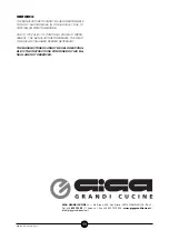 Preview for 12 page of GIGA CBE4 Instructions For Installation, Use And Maintenance Manual