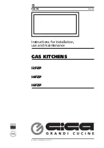 Preview for 1 page of GIGA I2FZP Instructions For Installation, Use And Maintenance Manual