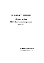 Gigabit Systems JPEG2000 Communication Protocol Manual предпросмотр