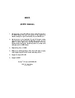 Preview for 1 page of Gigabyte 6BXS User Manual