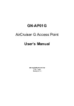 Preview for 1 page of Gigabyte AirCruiser G User Manual