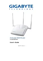 Gigabyte AirCruiser GN-BR30N-RH User Manual preview