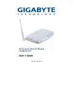 Gigabyte AirCruiser GN-BR32L-RH User Manual preview