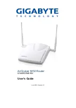 Gigabyte AirCruiser N150 User Manual preview