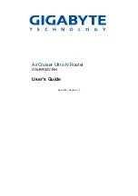 Preview for 1 page of Gigabyte AirCruiser Ultra N GN-BR32V-RH User Manual