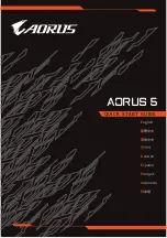 Предварительный просмотр 1 страницы Gigabyte AORUS 5 Quick Start Manual